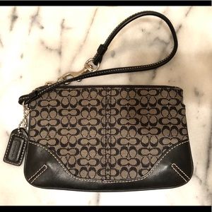 COACH Mini Monogram Wristlet